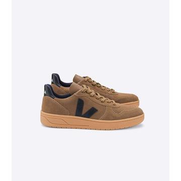 Zapatillas Veja V-10 SUEDE Mujer Marrones | España 636QMA